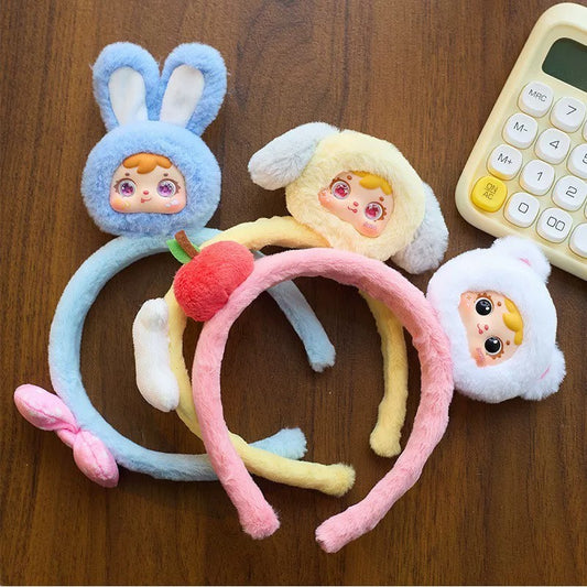 Headband blind box for three little furry animals - main image