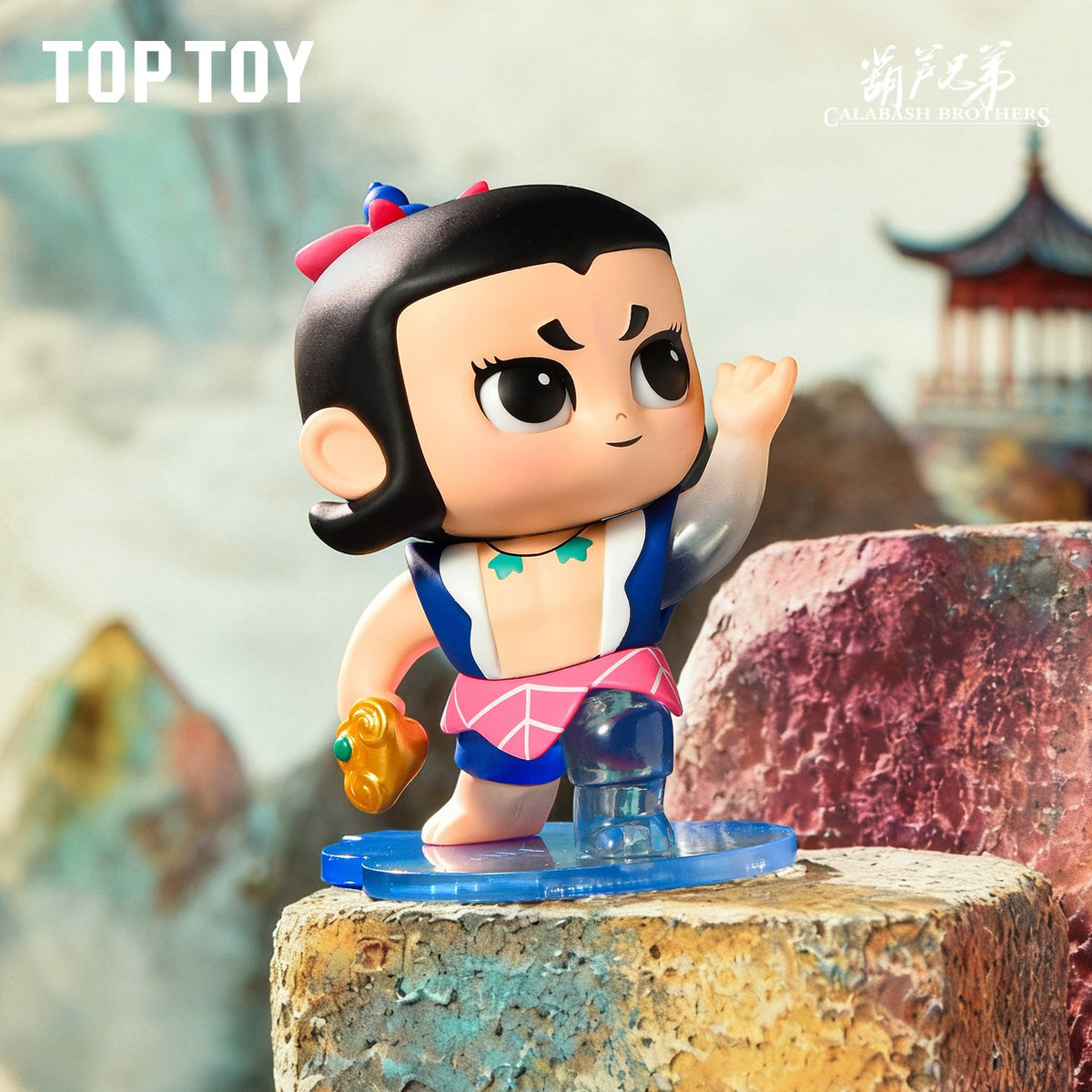 Calabash doll's magical power to subdue demons series figures blind box - main image