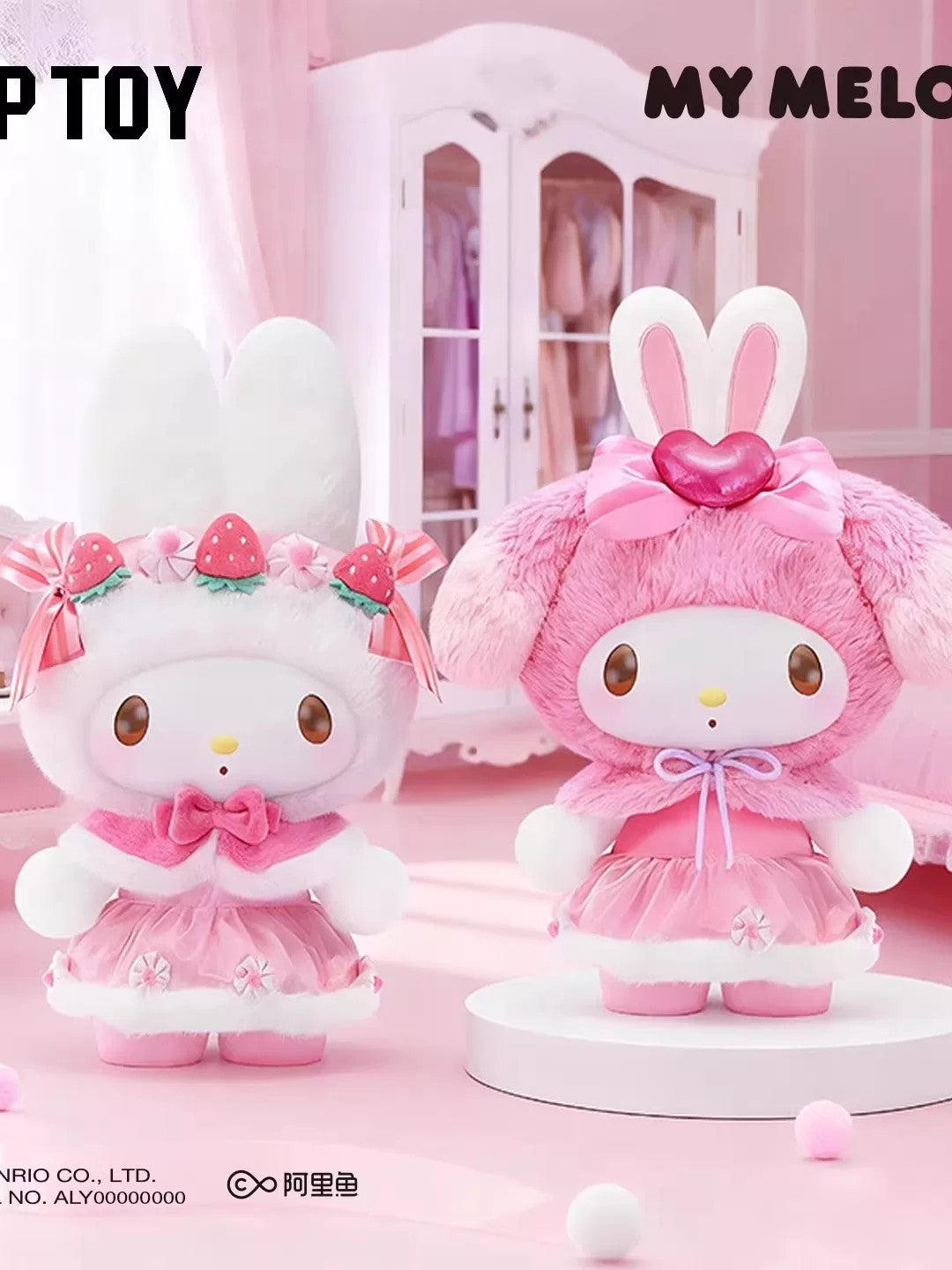 Melody Strawberry Cookie Series Plush Doll - detail image 2