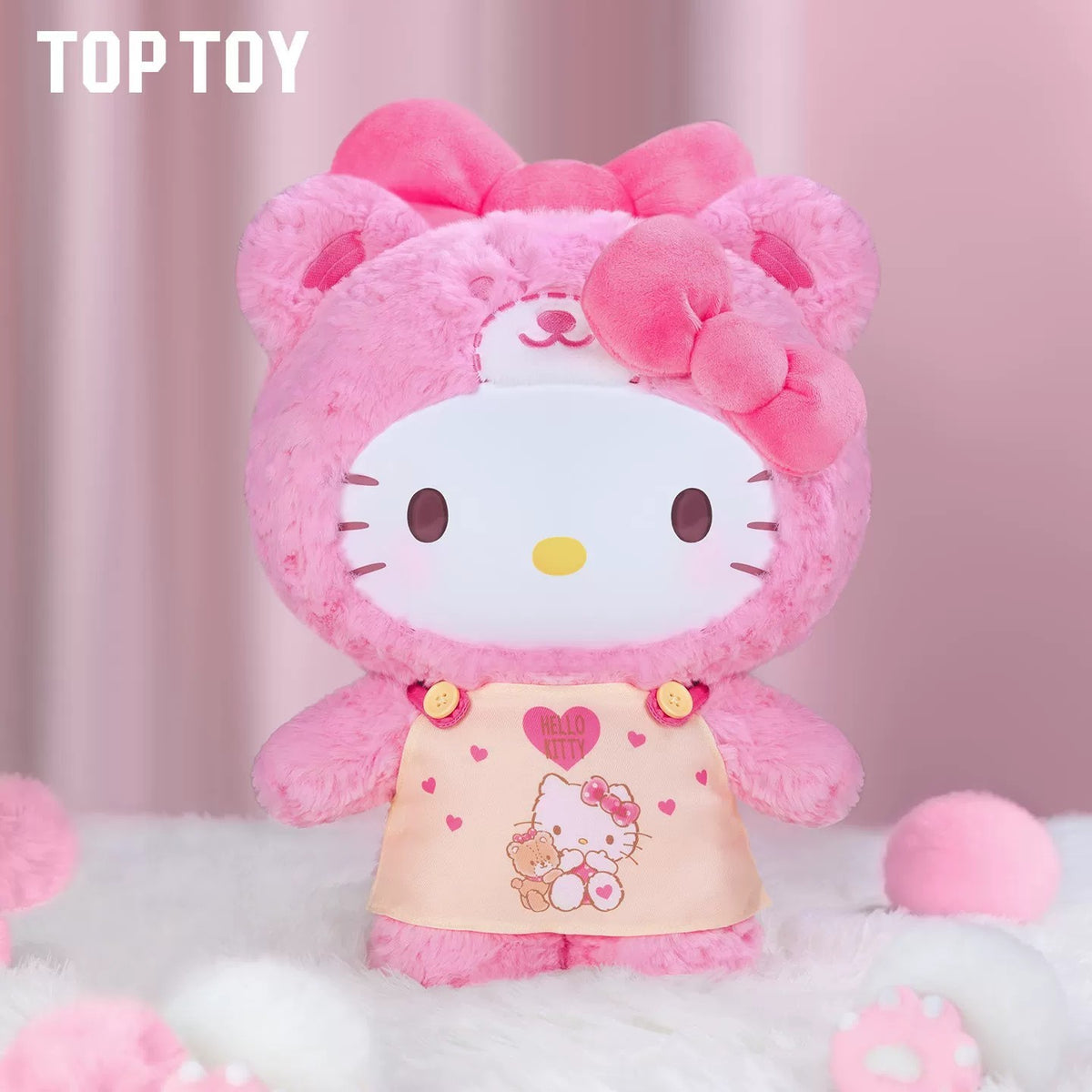 Hello Kitty heart pajamas series plush doll - detail image 1